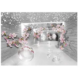FOTOTAPETE 3D Effekt Blumen 300x210