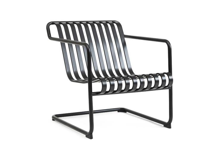 HAY Fauteuil lounge bas Palissade Cantilever Low Anthracite