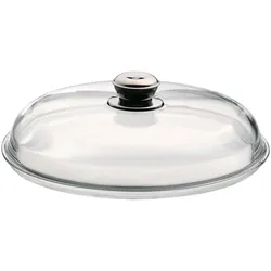 Glas-Pfannendeckel WMF (D 32 cm) - silber - D 32 cm