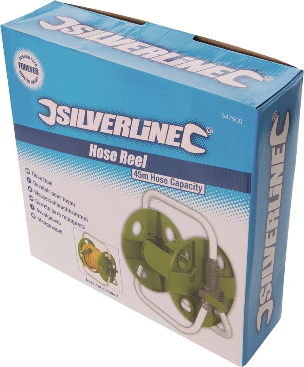 Silverline 547900 waterslanghaspel voor 45 meter slang