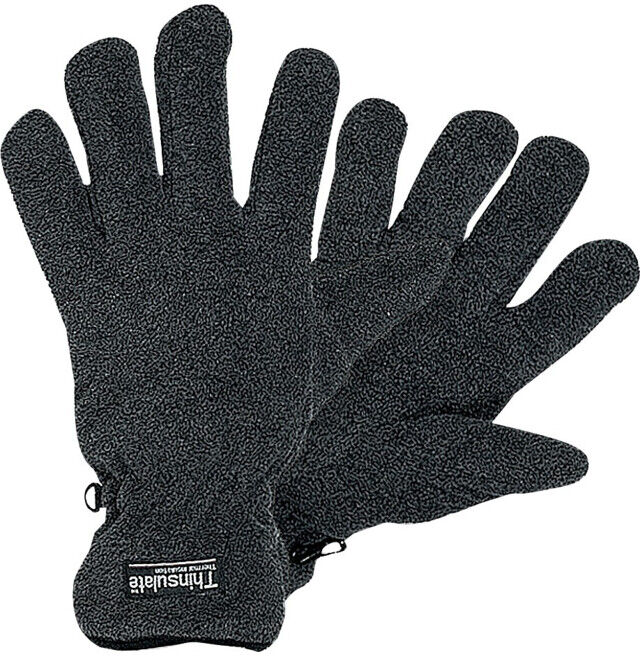 Gants de protection contre le froid taille M noir/gris 100 % PES ; Scheibler (8884)