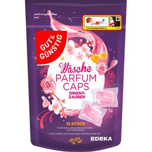 Gut&Günstig Wäscheparfüm Orientzauber, Parfum Caps, wasserlöslich, lang anhaltend, 15 Stück