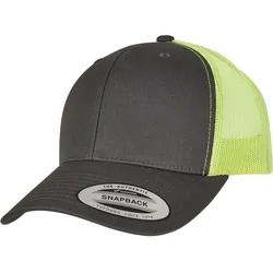 Flexfit Retro Trucker 2-Tone Cap, charcoal/neon green