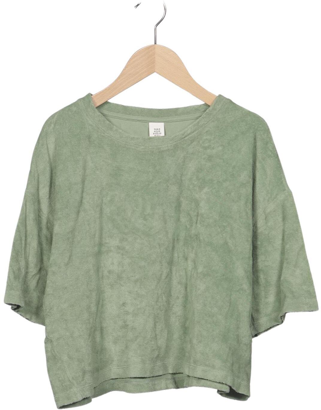 Kauf dich glucklich Damen T-Shirt, Grün, Gr. L, Baumwolle - Second Hand