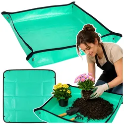 Gartenmatte zum Umtopfen von Pflanzen und Blumen, 100 x 80 cm