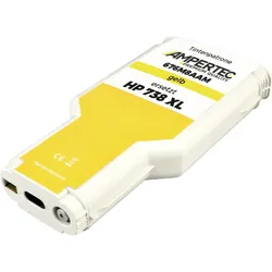 Kompatible Tinte ersetzt HP 676M8A 738 yellow