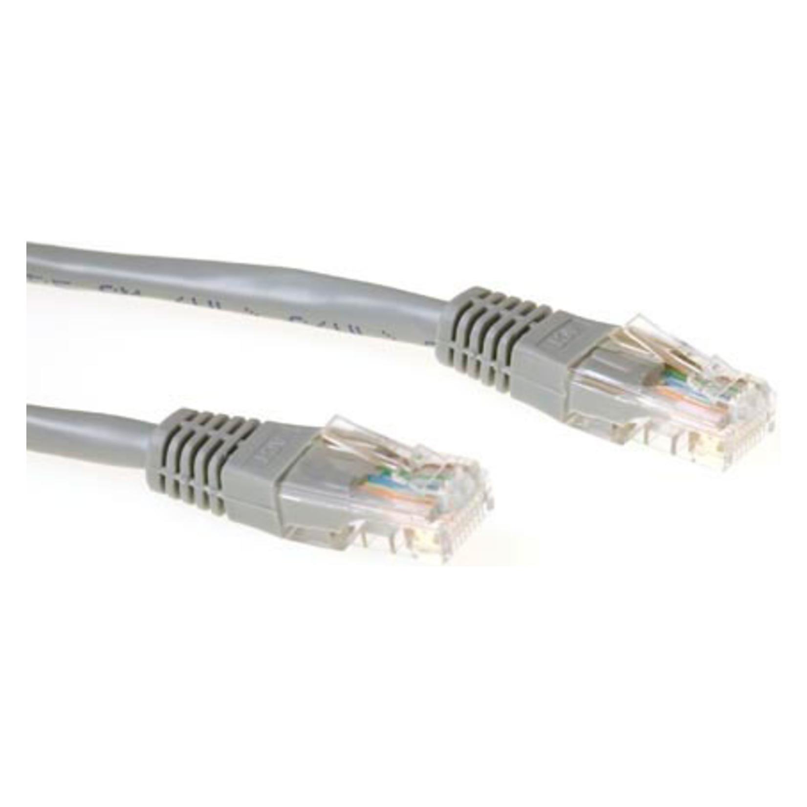 ACT Grey 5 meter U/UTP CAT5E patch cable with RJ45 connectors CAT5E U/UTP GREY 5.00M (U/UTP, CAT5e, 5 m) (IB6005)