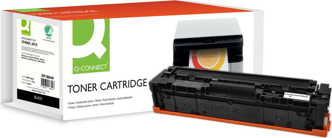 Q-Connect KF18644 Alternatieve zwarte tonerkartridge