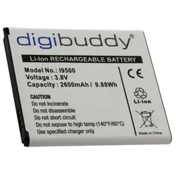 Akku für Samsung i9500 Galaxy S4, wie B600BE, mit NFC Funktion, 2600 mAh