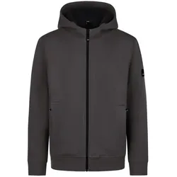Sweatjacke "HAJO" - 4XL - anthrazit