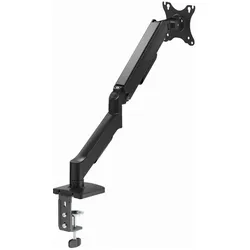 Gembird MA-DA1U-01 Verstellbarer Tisch-Display-Montagearm mit USB-Anschlüssen 17 -32 schwarz (Tisch, 32.01", 9 kg), Monitor Halterung, Schwarz