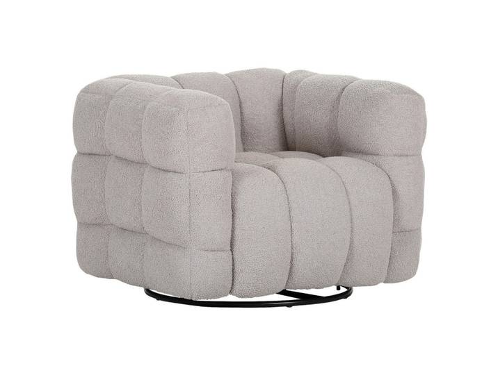 Carryhome Sessel, Schlamm, Metall, 97x71x87 cm, Sitzfläche 360° drehbar, Wohnzimmer, Sessel, Sonstige Sessel