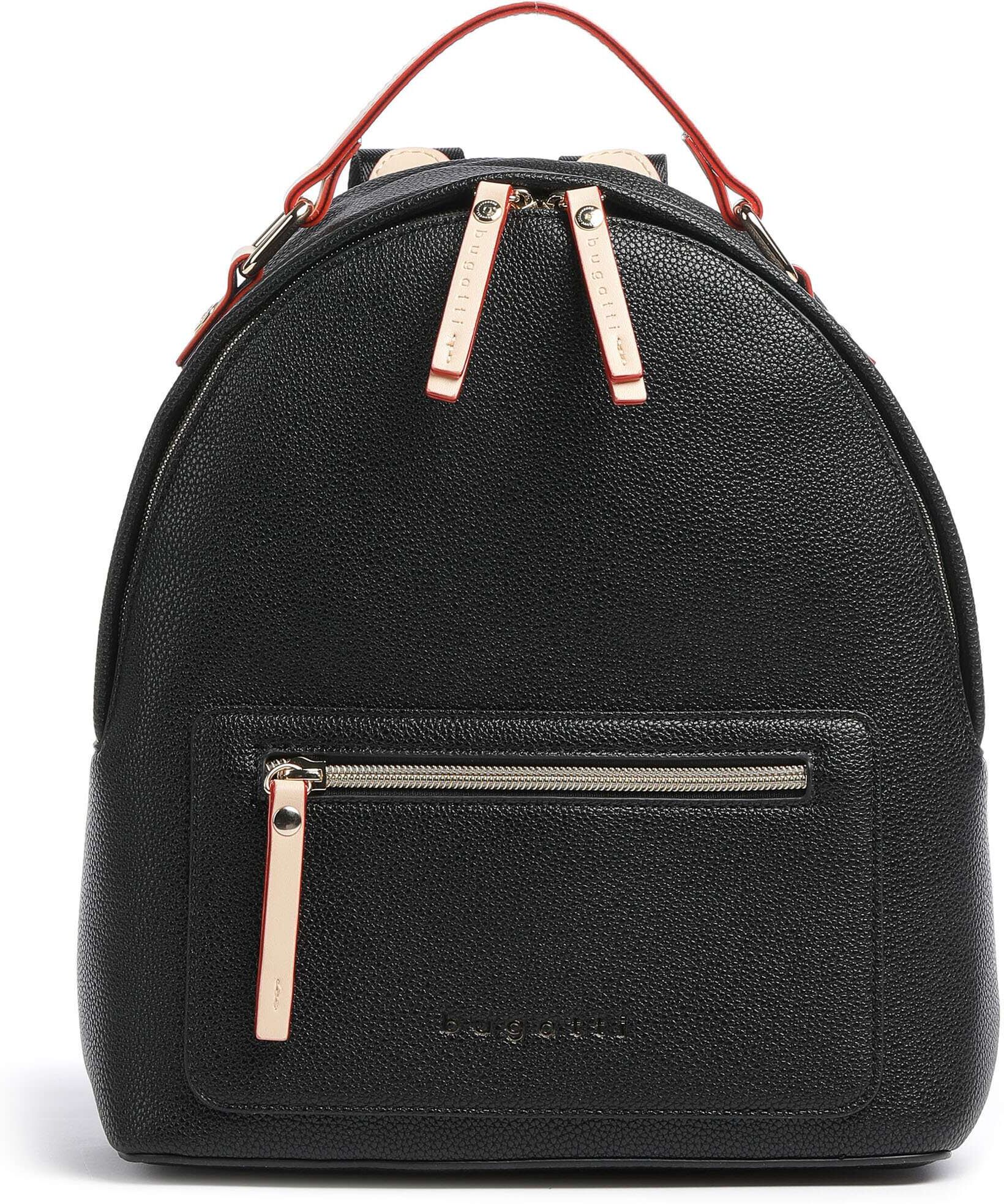 Bugatti Ella Rucksack aus Leder, schwarz
