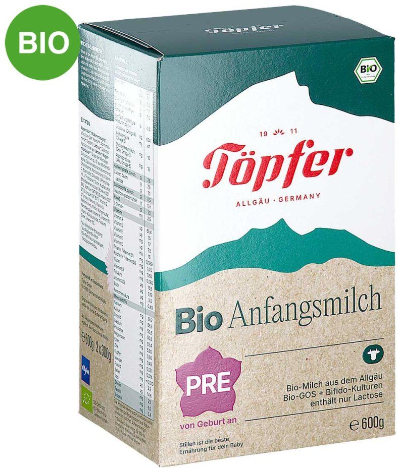 Töpfer BIO PRE Anfangsmilch 600g