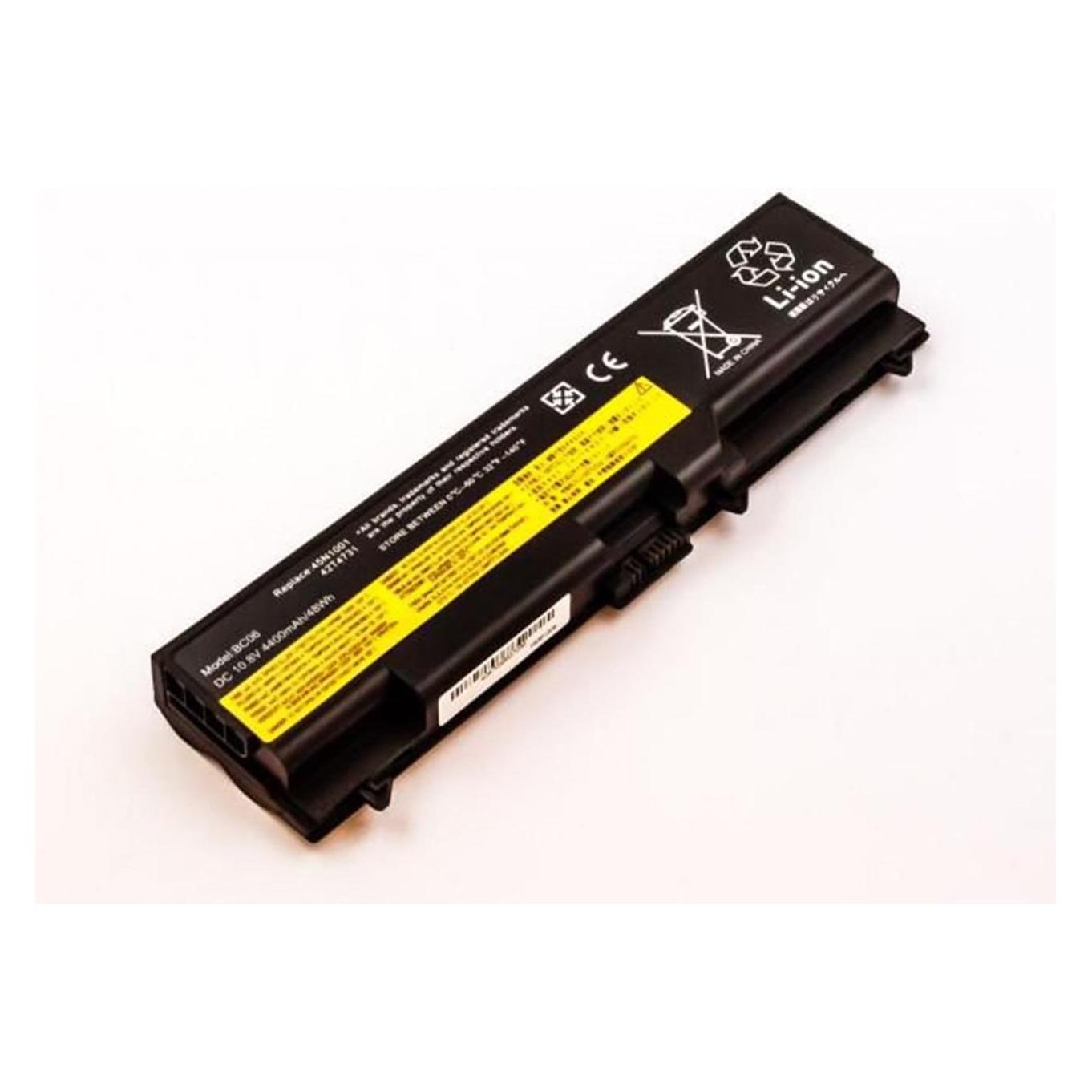 CoreParts Laptop-Batterie (gleichwertig mit: Lenovo 42T4702, Lenovo 57Y4185, L (6 Zellen, 4400 mAh) (MBXLE-BA0002)