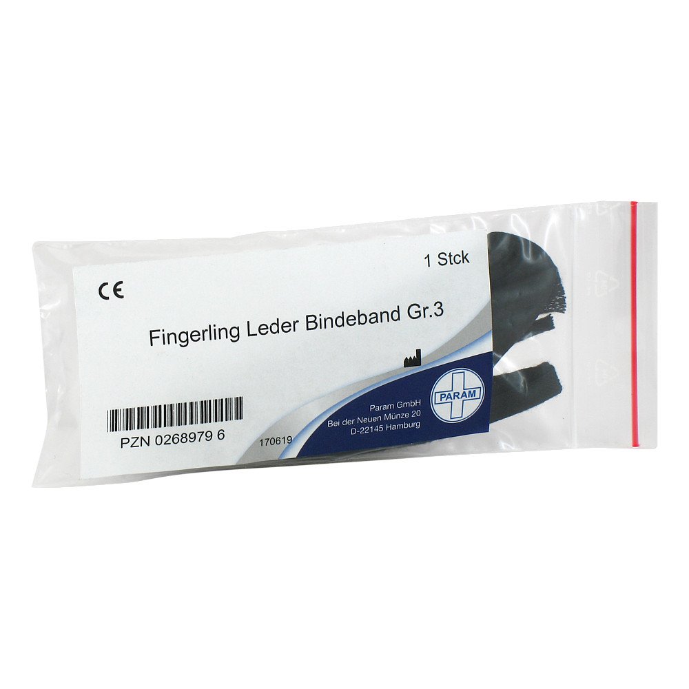 Param GmbH Fingerling Leder Größe 3 mit Bindeband 02689796