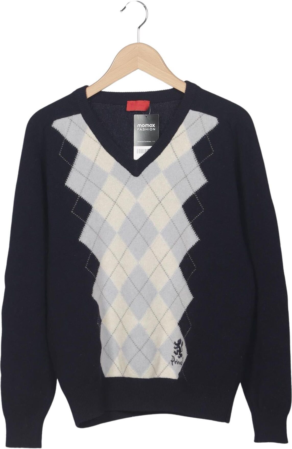 Pringle of Scotland Herren Pullover, Marineblau, Gr. S, Schurwolle - Second Hand