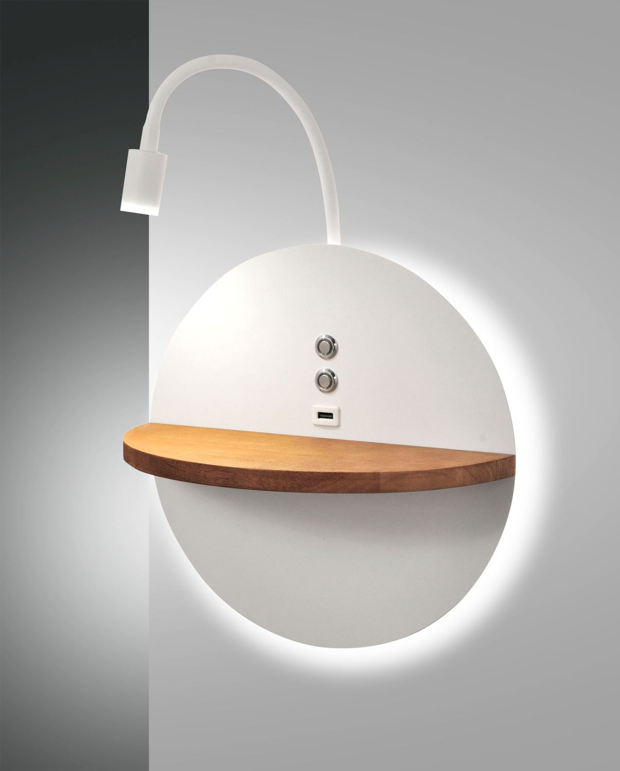 Fabas Luce LED-Wandleuchte DUAL weiß 3717-20-102 8019282539988