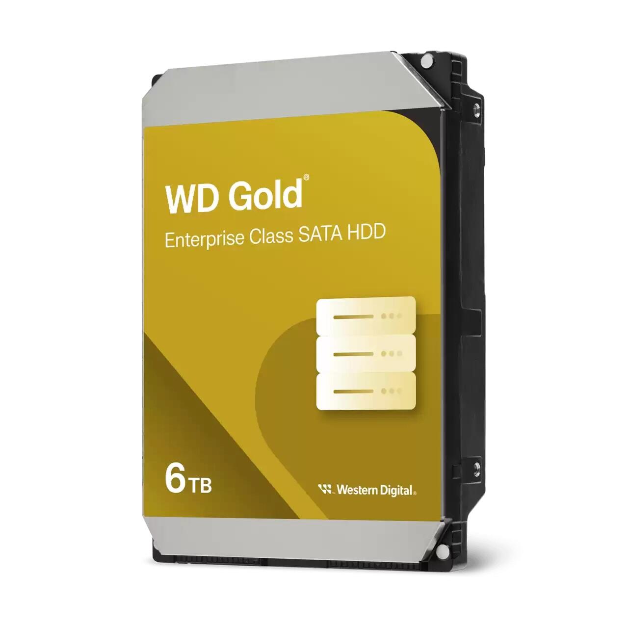 Western Digital WD Gold Enterprise Klass Festplatte - 6 TB WD6004FRYZ