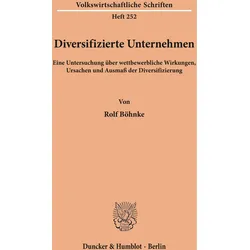 Diversifizierte Unternehmen., Fachbücher von Rolf Böhnke