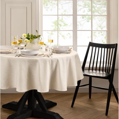 Threadmade Continental Solid Texture Water and Stain Resistant Tablecloth
