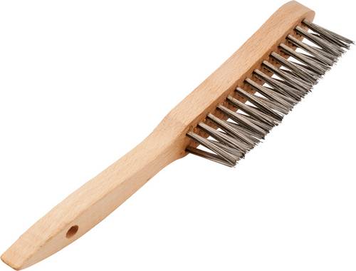 Rhodius EKNB, 12 Stück Handbürste 3 Reihen mm, gerade, TOPline, für Edelstahl, Stahl EKNB 353106 12St.