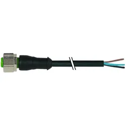 Murr Elektronik M12 Bu. ger. mit freiem Leitungsende PUR-JB 5x0.34 UL, CSA+roboter+schleppk. 5m, Elektronikkabel + Stecker, Schwarz