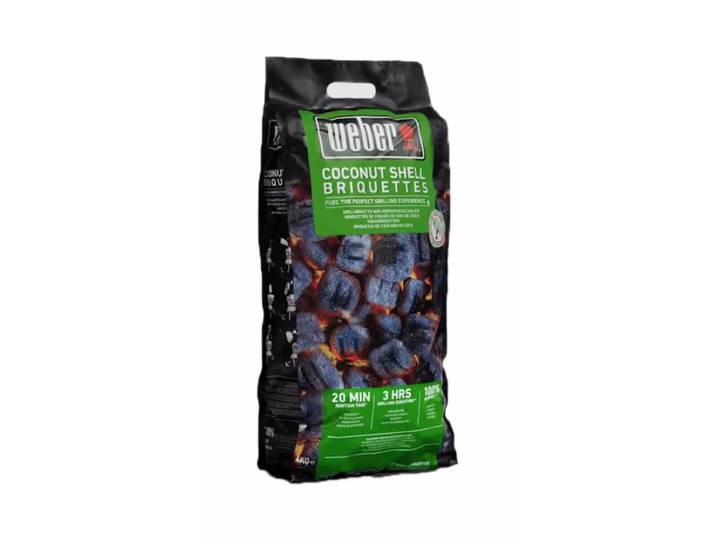 Weber Kokosnussschalen-Briketts 4 kg – Weber Holzkohle/Briketts/Grill Anzünder