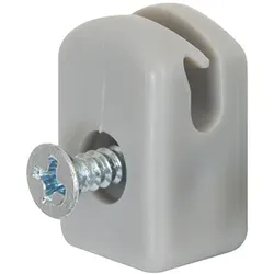Alberts® Spanndrahthalter mit Schraube, Kst., grau 655976