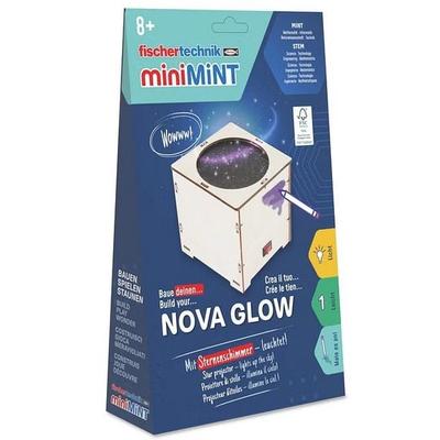 Fischertechnik 579987 - miniMINT, Nova Glow, Sternenhimmel-Projektor, Technik-Holzbausatz ab 8 Jahren