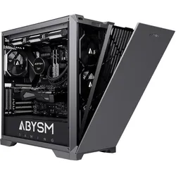 Abysm Gaming Danube Mura Pro (ATX, ITX, mATX), PC Gehäuse, Schwarz