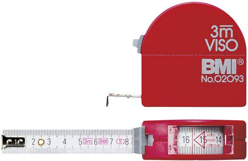 BMI Viso 405341010 Maßband 3m Stahl