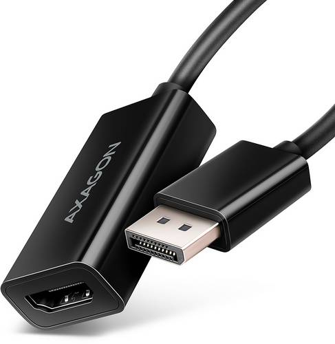 AXAGON RVD-HI20N HDMI / DisplayPort Adapter [1x HDMI-Buchse - 1x DisplayPort Stecker] Schwarz 0.15m