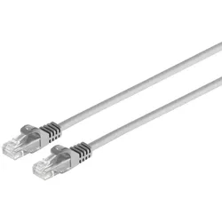 RJ45 Patchkabel CAT 7 Rohkabel UTP grau 0,25m