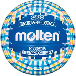 molten Beachvolleyball V5B1300 cyan/blau