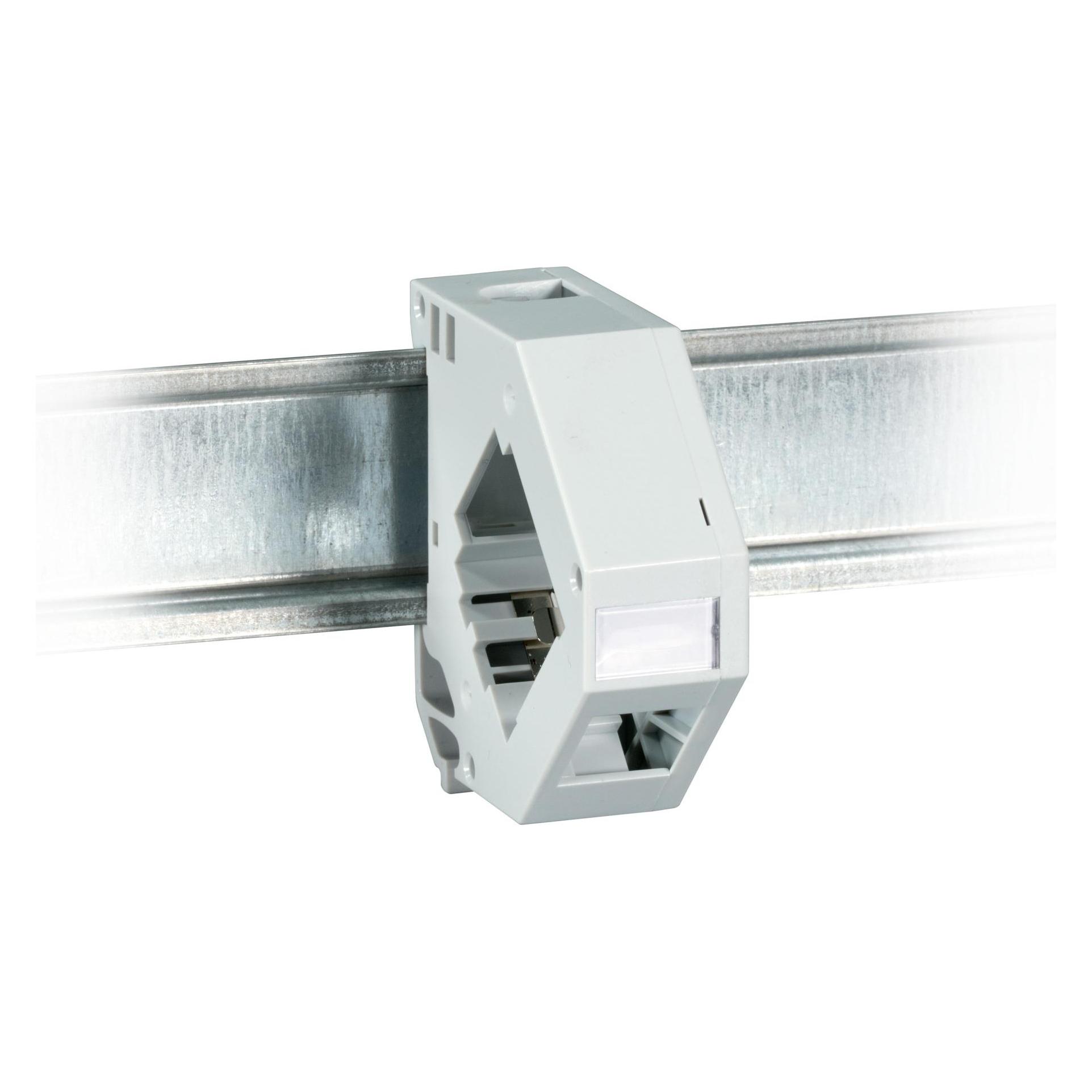 EFB Elektronik EFB Keystone Modulhalter 1-Port, für Hutschiene, Kunststoff (ET-25186.V2)