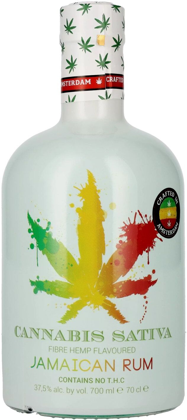Cannabis Sativa Spirits Cannabis Sativa Fibre Hemp Flavoured Jamaican Rum 37,5% Vol. 0,7l