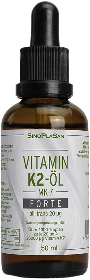 Vitamin K2-öl Mk-7 Forte all-trans 20 [my]g