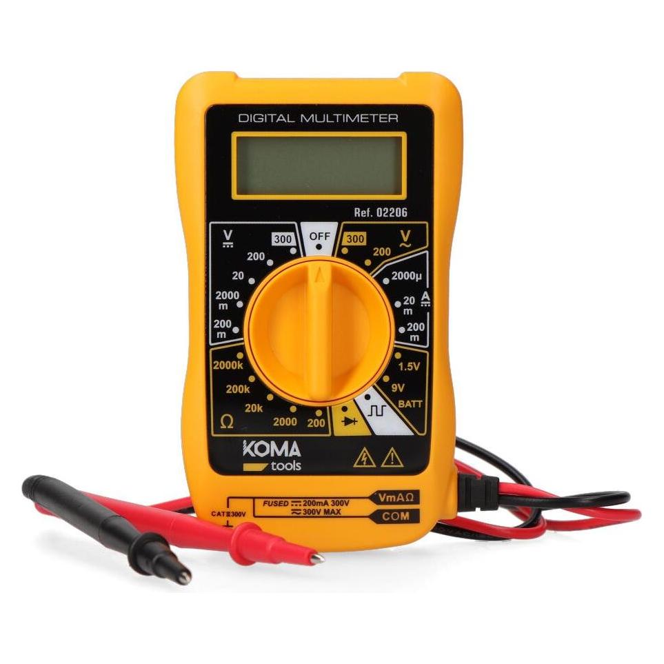 Koma Tools Pocket digital multimeter cat iii 300 v, 57 x 27 x 95 mm (CAT III 300V, Hand-Multimeter) (71439540)