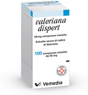 Valeriana Dispert 45 mg Estratto secco di Valeriana 100 Compresse Rivestite