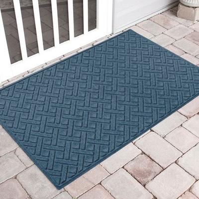 Bungalow Dba Matterly Lattice Estates Doormat 60 x 36, 60 x 36, Navy