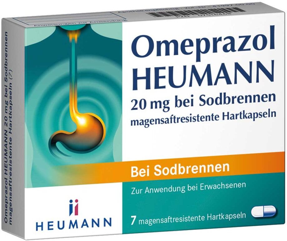 Omeprazol Heumann 20mg bei Sodbrennen