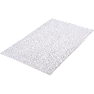 Badematte KLEINE WOLKE "Chrissy, Badvorleger, Badezimmer Teppich", weiß, H:10mm, Baumwolle, Badematten, Badematte, Badteppich, Uni Farben