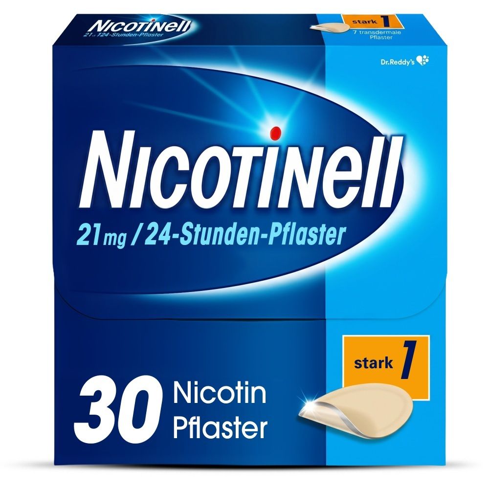 Nicotinell 21 mg/24-Stunden-Pflaster 52,5mg 30 St Pflaster transdermal