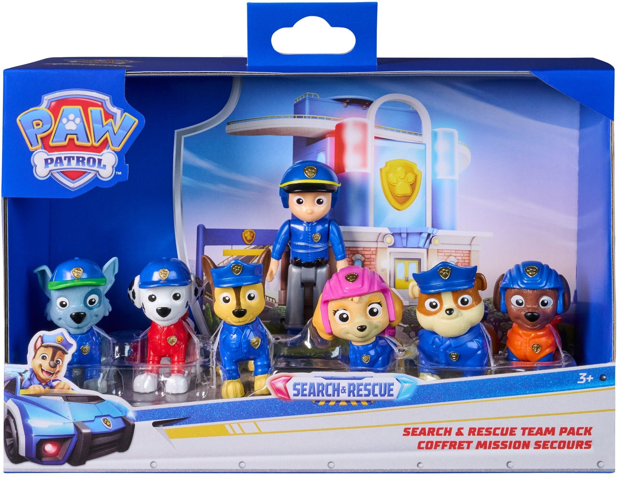 PAW Patrol Search ; Rescue Team Pack with 7 Figures by Spin Master - Collectible Action Figures for Kids