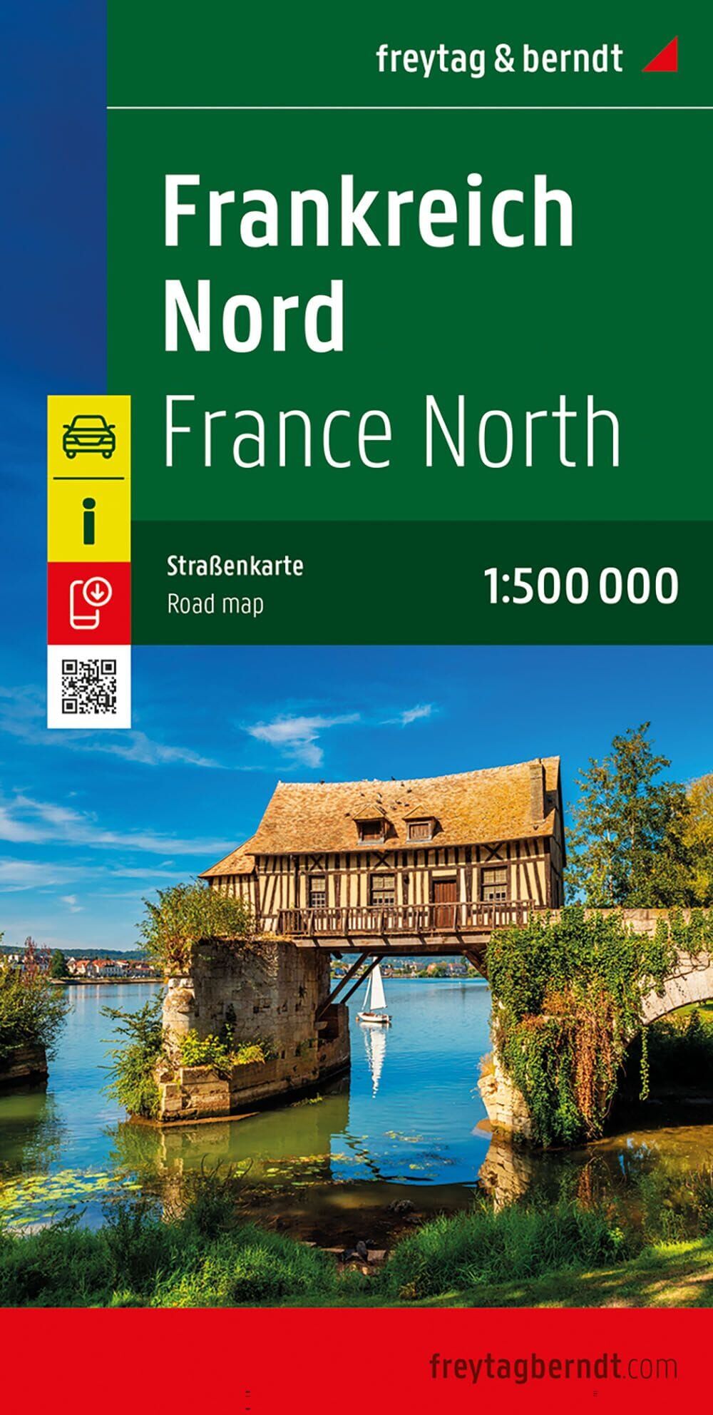 Carte routière - France Nord   Freytag & Berndt