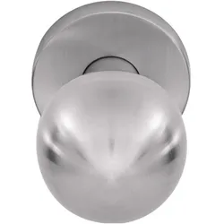 Ogro, Türgriff + Türgarnitur, Türknopf 3548/6500 AL Aluminium F1 gerade (Türknopf)