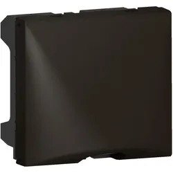 Legrand 079150L Mosaic Kabelauslass 2-modulig, ohne Klemmen, mit Zugentlastung Farbe: Schwarz