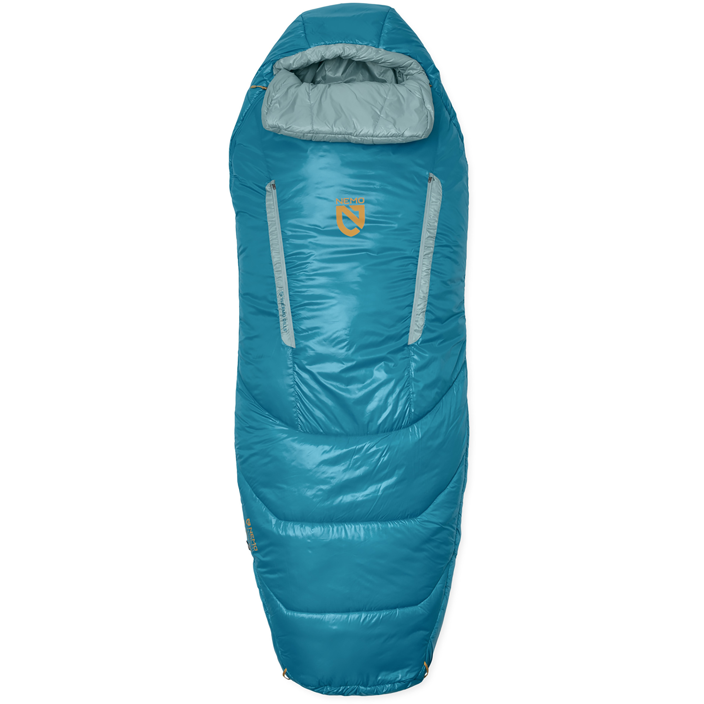 Nemo Equipment Forte 35 Schlafsack Damen Kunstfaserschlafsäcke blau Größe max. 183cm Camping