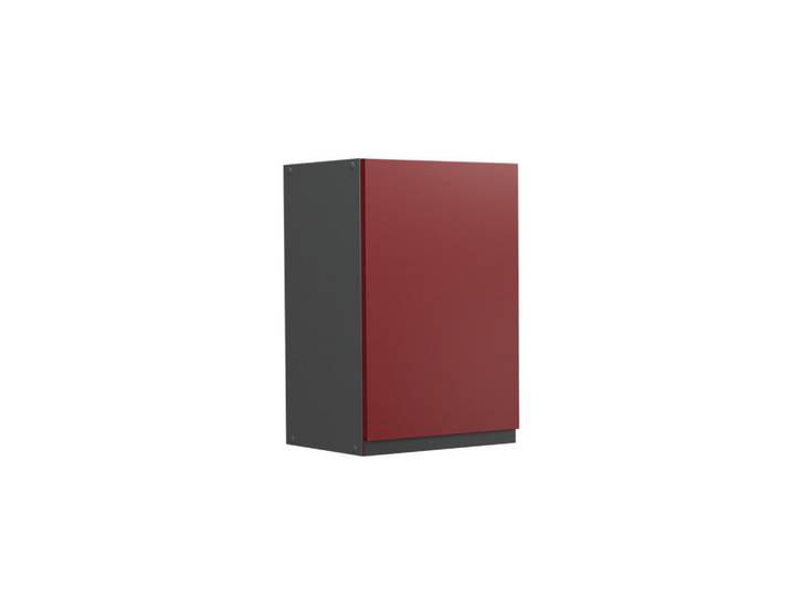 Vicco Hängeschrank R-Line Rot 40 cm J-Shape, Rot, Anthrazit, Holzwerkstoff, 1 Fächer, Rechteckig, 40x60x31 cm, Küchen, Küchenmöbel, Küchenschränke, Küchenoberschränke